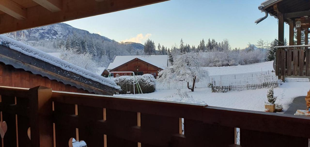 Ferme Savoyarde Renovee 2 Chambres เลการ์รอซ-ดาราช ภายนอก รูปภาพ